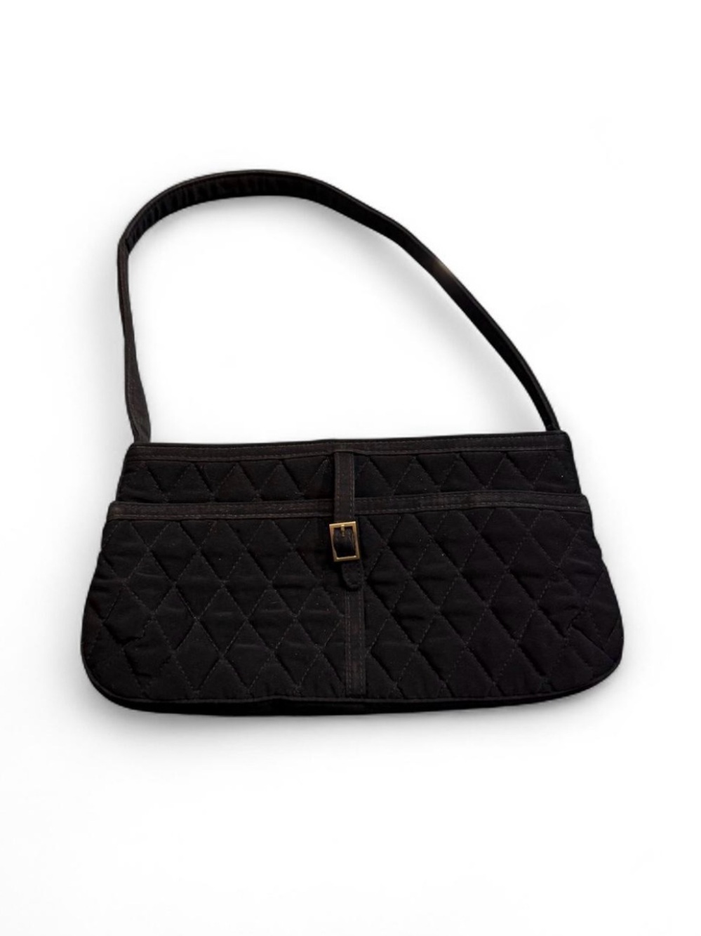 Classic Quilted Black Shoulder Bag